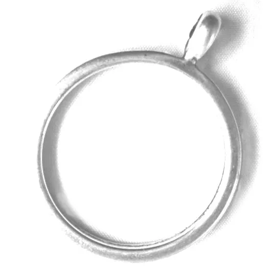 Pendant grand cercle 40mm