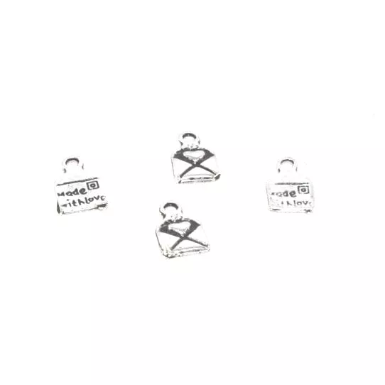 Pendant enveloppe avec coeur