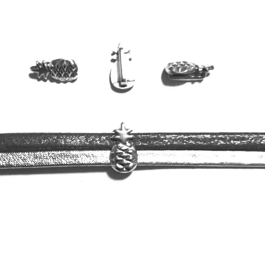 20 Passants ananas 10mm-Exclusivité Idil diffusion