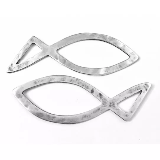 grand poisson pendant ou intercalaire à l'unité