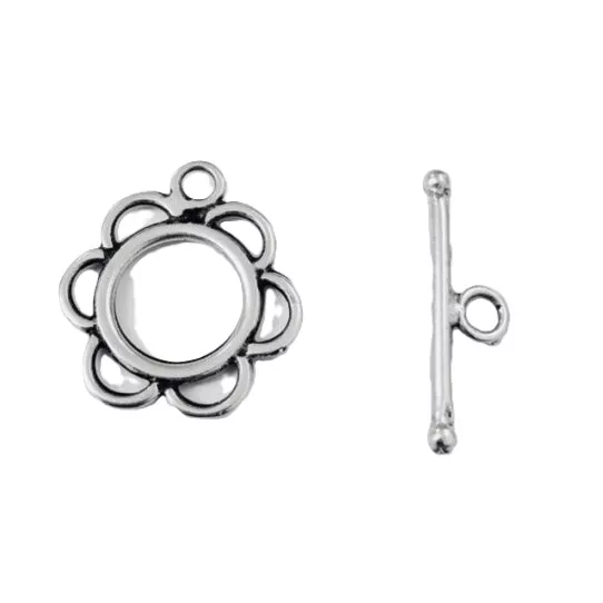 Fermoir t en forme de fleur