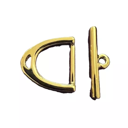 Grands Fermoirs étrier 10 microns argent ou OR pl en France, exclusivité IDIL - Or