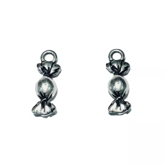 Petit pendant forme bonbon enveloppé