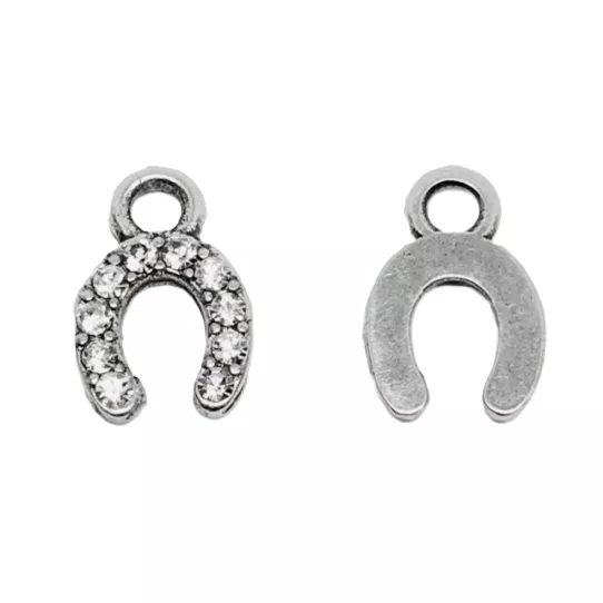 Pendant fer à cheval avec Swarovski