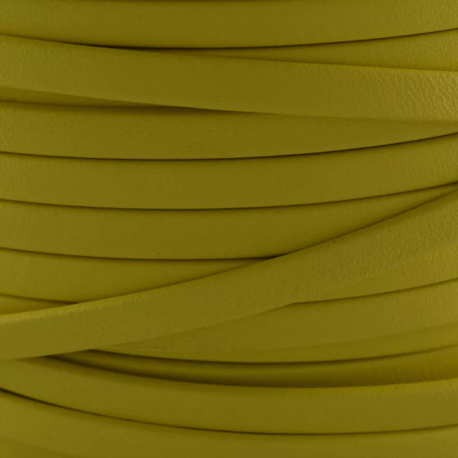 Cuir Chèvre - Plat - 5 mm - Jaune