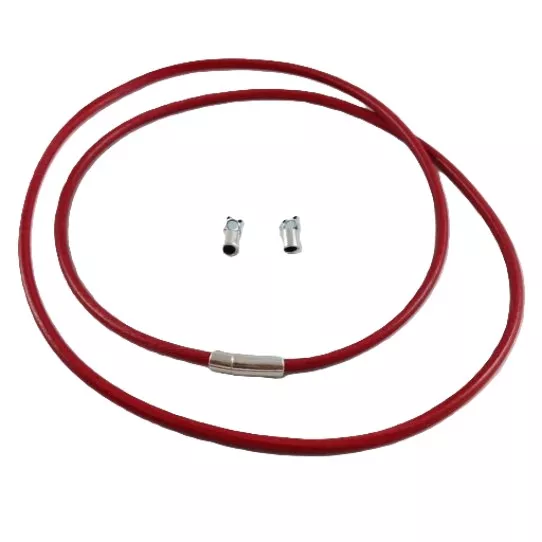 Fermoir aimanté en étain plaqué argent pour 5mm rond