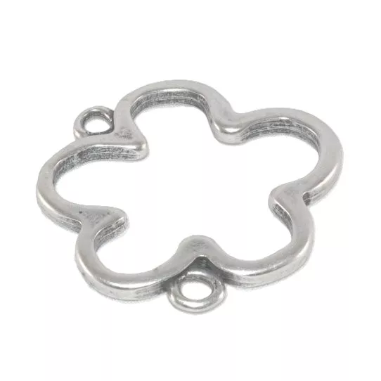 grande fleur avec 2 anneaux