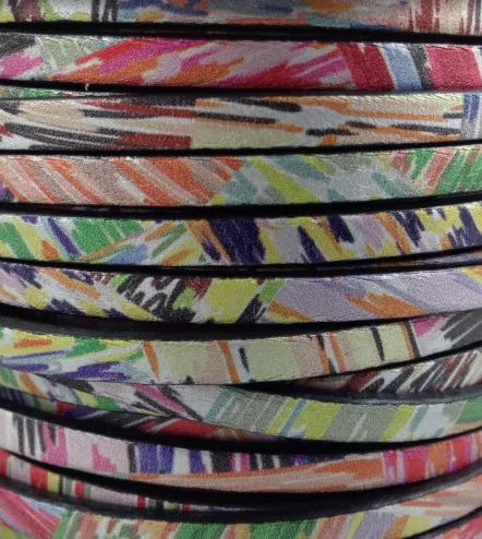 Imprimé veau 5mm - Argent antique