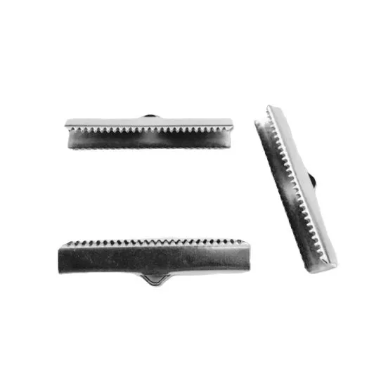 Embout 30mm à écraser pour cuir ou tissus