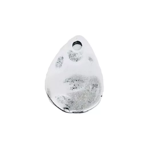 Pendant poire martelé 14.50 x 20.20 mm