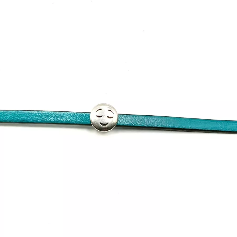 Passant emoticone 6mm en étain