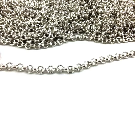 Chaine jaseron en aliminium,taille moyenne