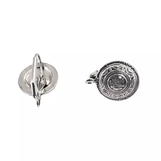 Boucles d'oreille dormeuse avec motif, fabrication Française