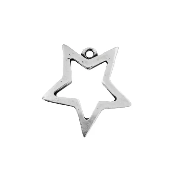 Pendant étoile évidée, 20mm