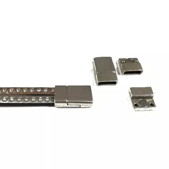 Fermoir aimanté en étain 13mm