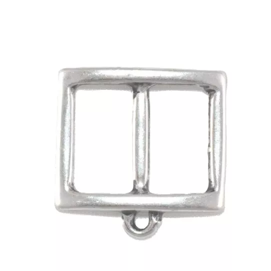 Accroche breloque pour cuir 13 mm plat