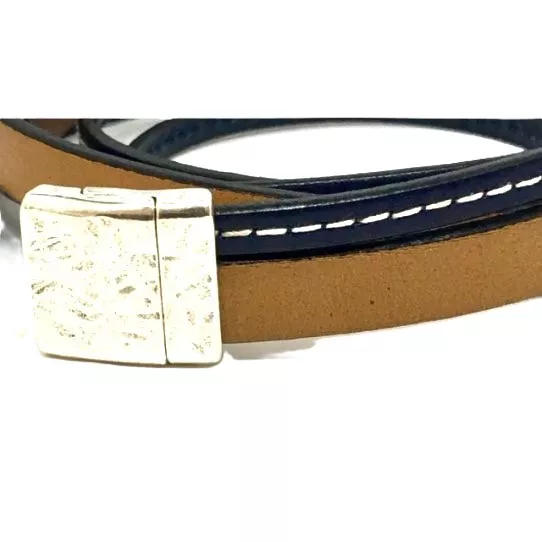 Fermoir aimanté 15mm en étain Martelé