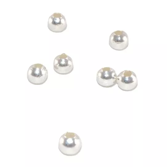 Perles en laiton 4mm plaqué en France