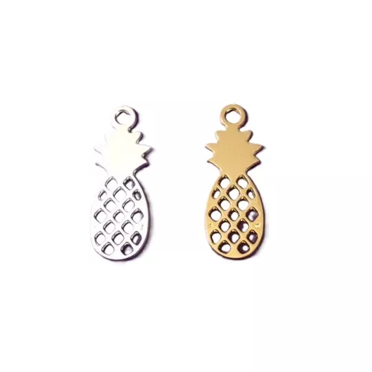 Pendant Ananas en laiton plaqué en France - Or