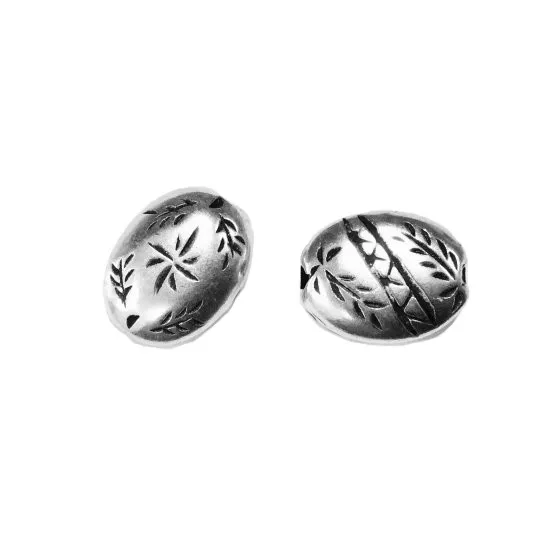 Intercalaire traversant avec motifs forme pastille ovale bombée