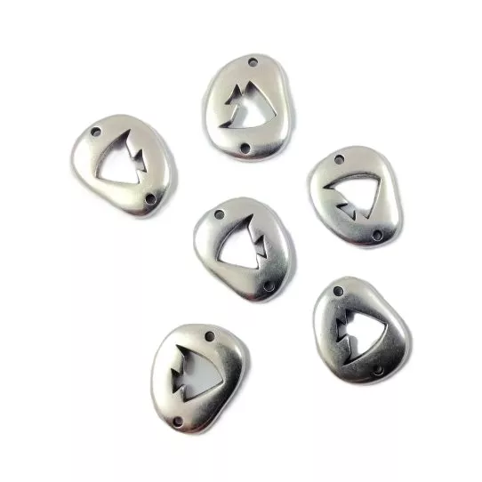 Intercalaire motif poisson avec 2 trous