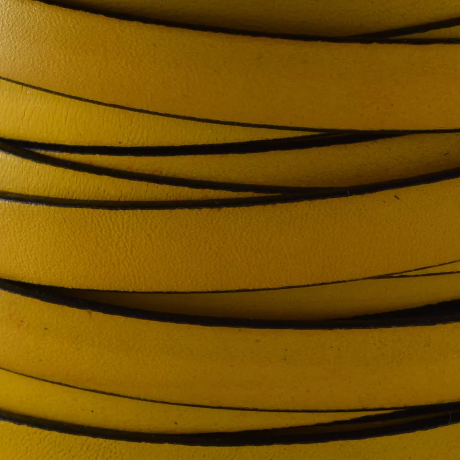 Cuir de Veau 10mm - Jaune