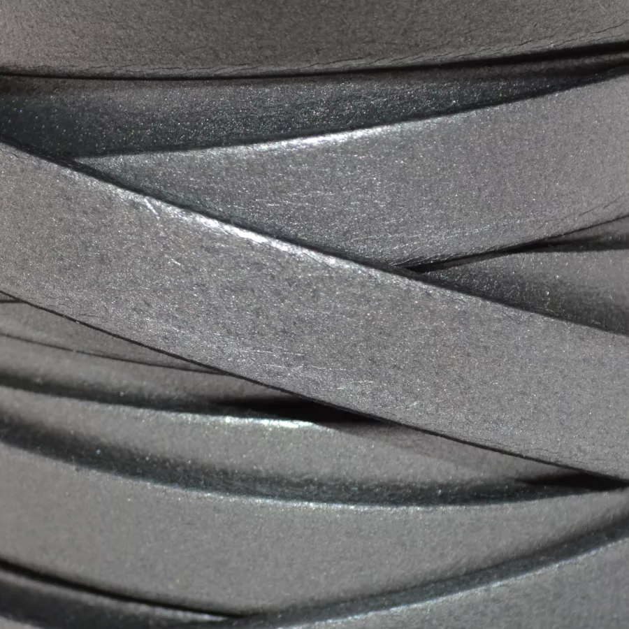 Cuir de Veau 10mm - Argent