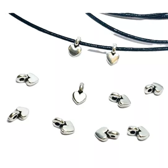 Tout petit pendant coeur diam 1.3mm - Argent Or