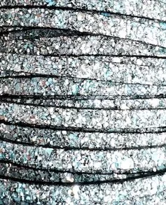 glitter cailloux 5mm - Bleu ciel