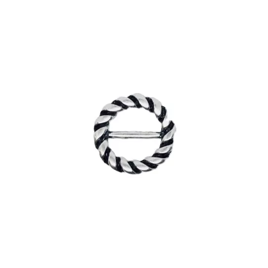 Intercalaire/Passant pour cuirs forme boucle de ceinture