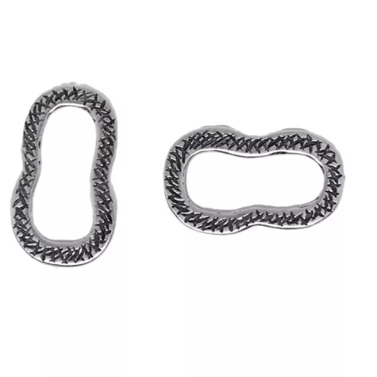 Intercalaire oval avec motif double face