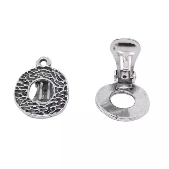 B.o à clips cercle martelé