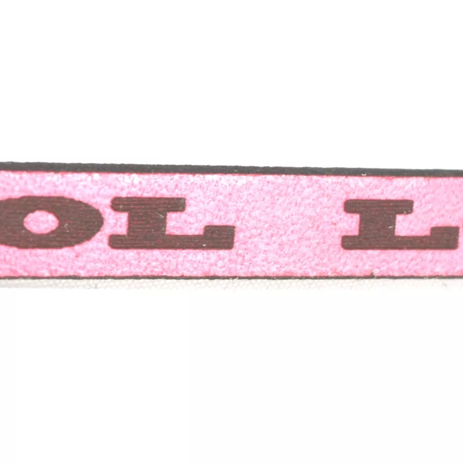 Cuir laser 5mm lol - Rose