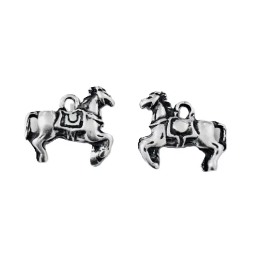 Pendant cheval double face
