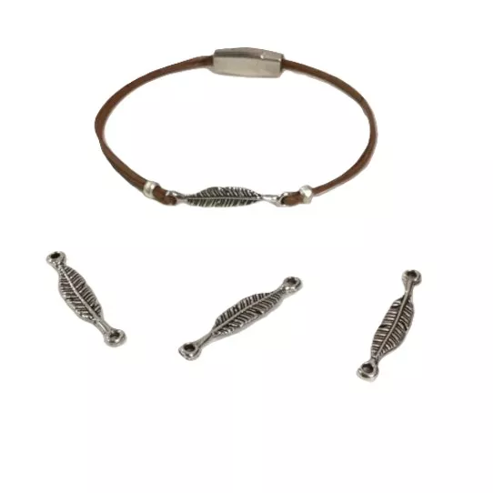 Intercalaire plume en étain, plaqué 10 microns-Fabrication Française