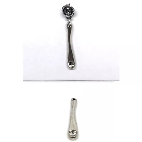 Pendant bâton avec strass