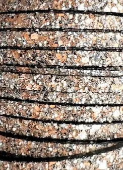 glitter cailloux 5mm - Orange