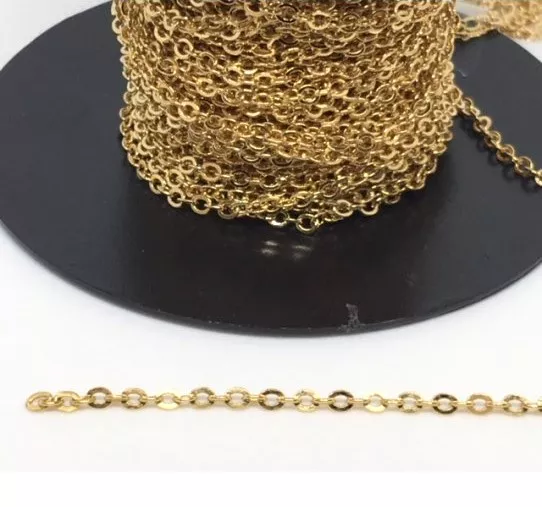 Chaîne fine classique plaqué Or 1 micron en France