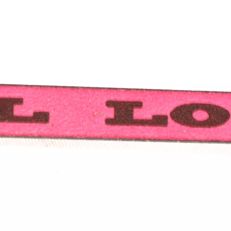 Cuir laser 5mm lol - Fuchsia