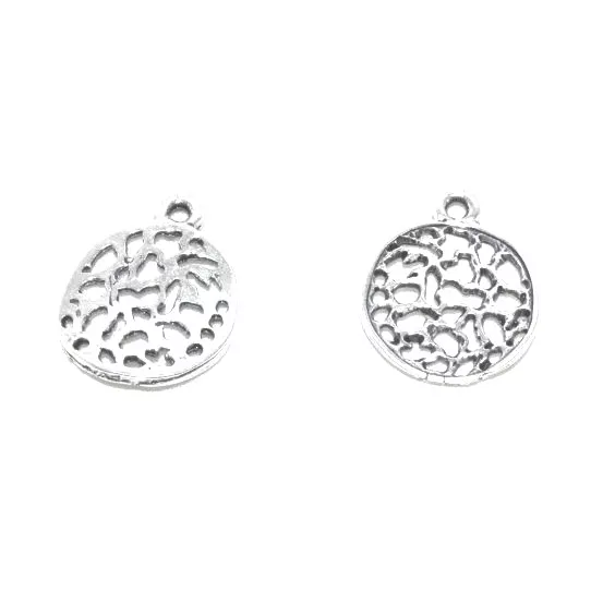 Pendant médaille filigranné