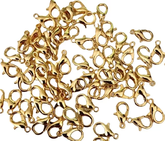 petit mousqueton 10 mm or rose, or, argent ou argent vif - Or