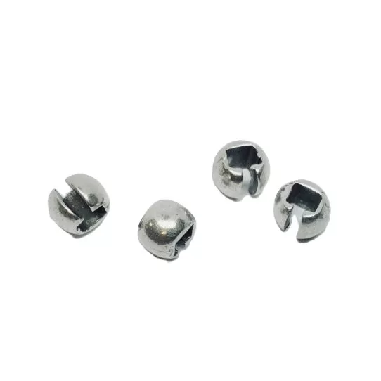 Embout de serrage en étain pour cuir 3mm