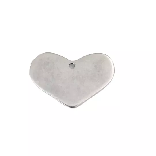 Pendant coeur massif 51 x 32mm