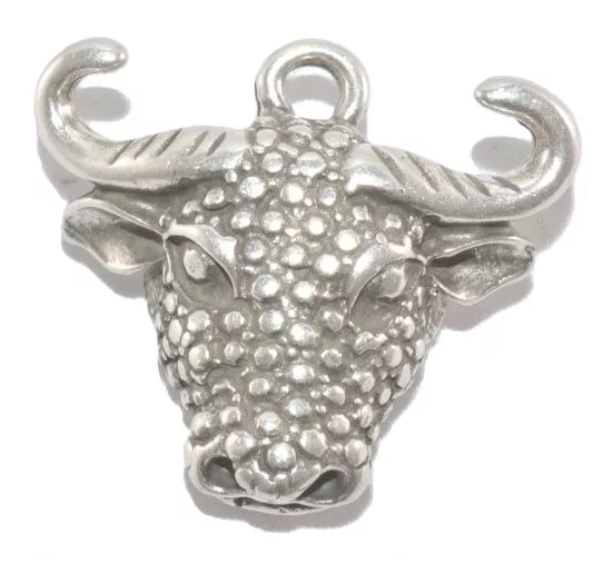 Pendant tête de taureau