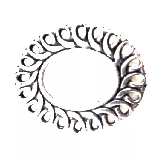 10 Intercalaires filigranes ovales