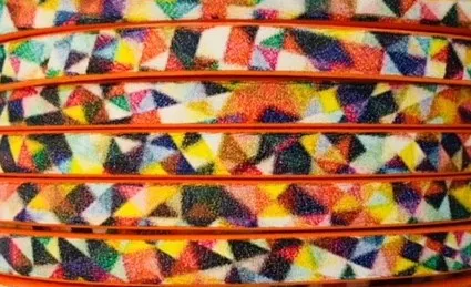 cuir de veau imprimé  - Orange