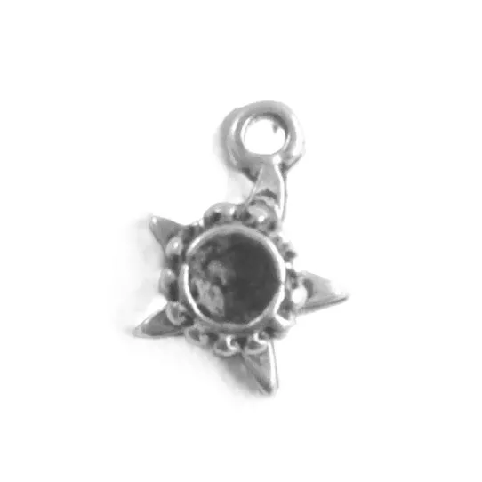 Pendant étoile à strasser