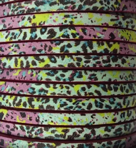 Imprimé veau 5mm - vert clair