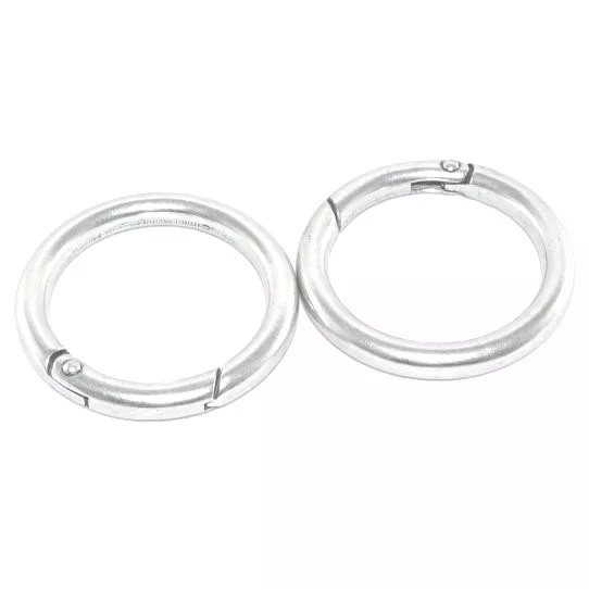 Mousquetons ronds en zamac