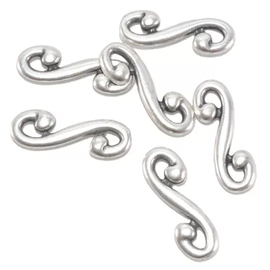 Intercalaire en forme de S  avec 2 anneaux